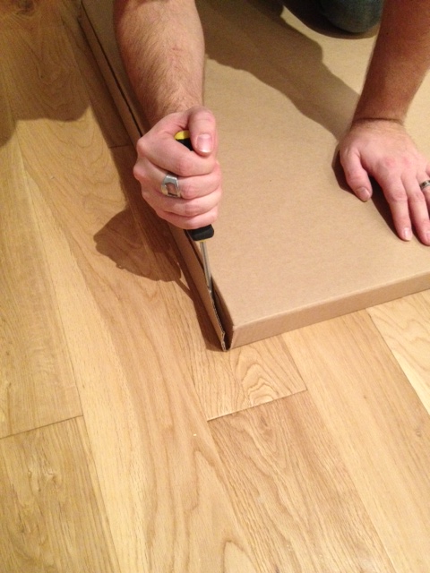 How to Open an Ikea Box