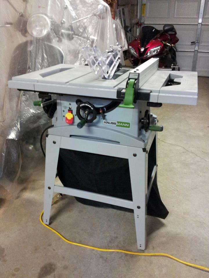 Assembled Table Saw
