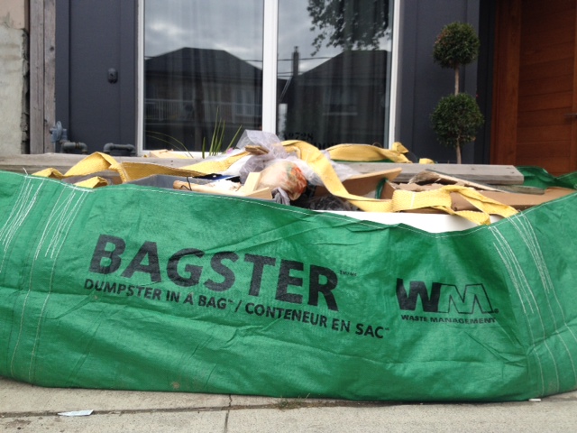 The Bagster Dumpster in a Bag