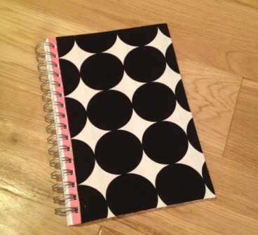 Fabric Covered Notebook